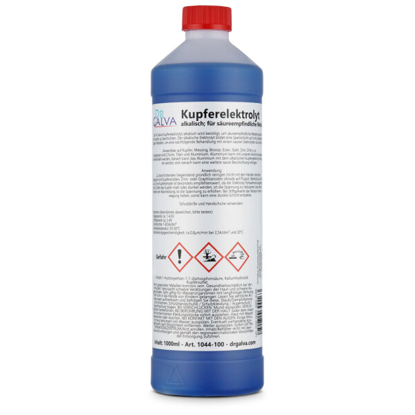 Alkaliczny elektrolit miedziowy – do materiałów wrażliwych na kwasy