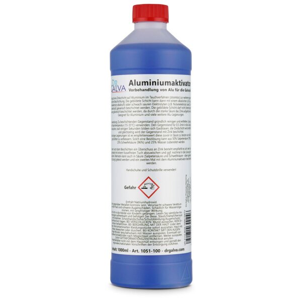 Aktywator aluminium – przygotowanie aluminium w cynkacie (Zinkat)